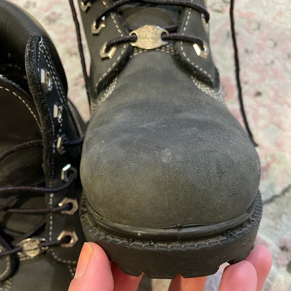 Blue Gray Timberland Boots - Picture 13 of 16
